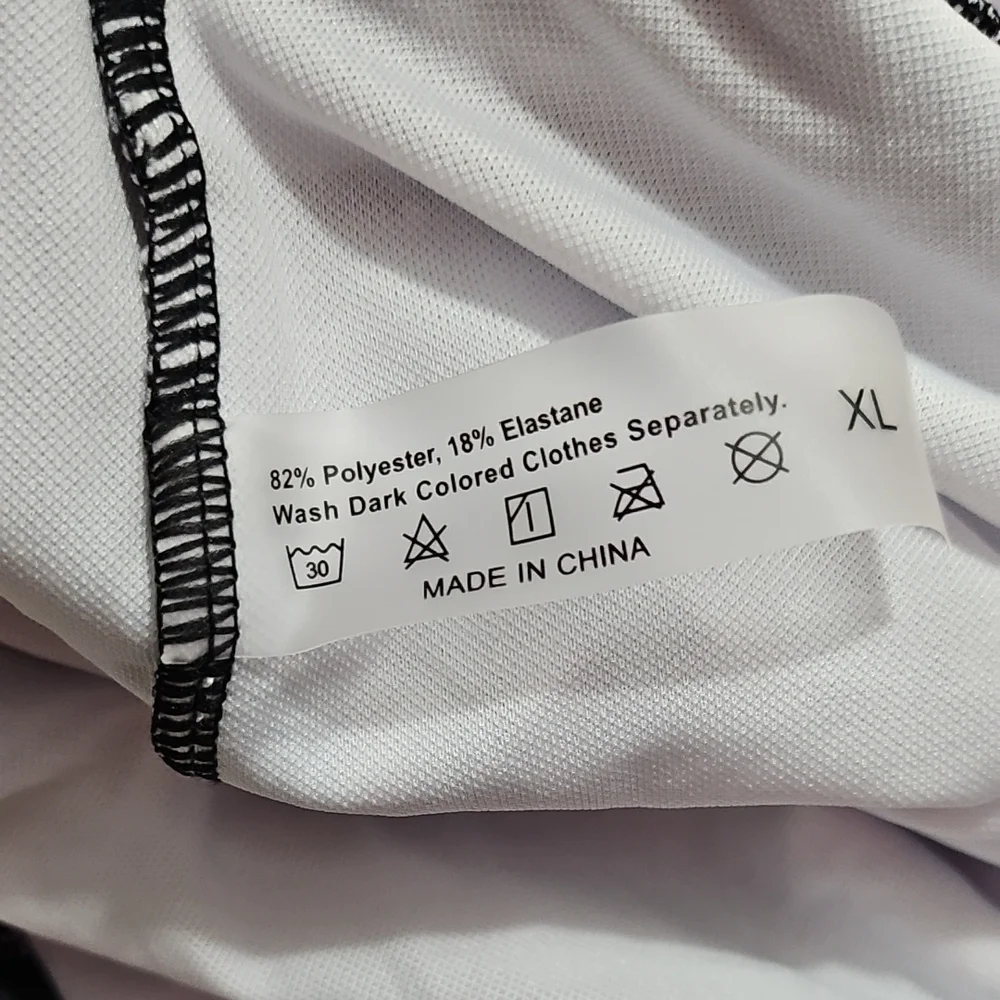 Striped Pink and Black Swimsuit - Picture 7 of 7